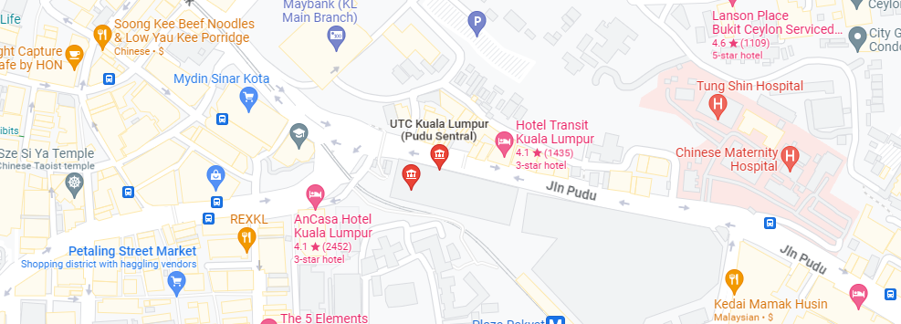 LOT A41 - FOR RENT UTC Kuala Lumpur